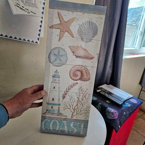 Vinyl stretched art framed Coast